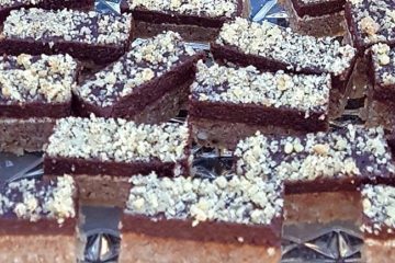 LCHF čokoladno-orehove rezine